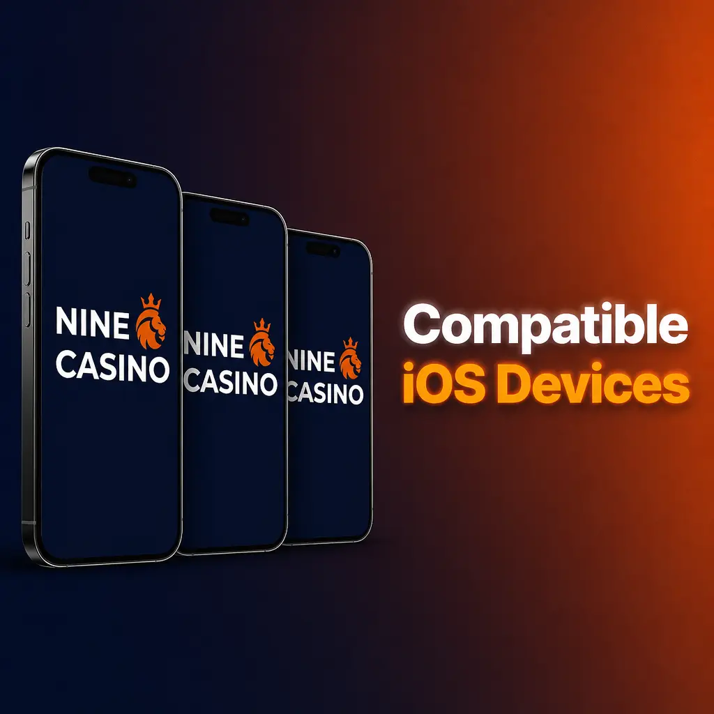iPhone models compatible with the Nine Casino app
