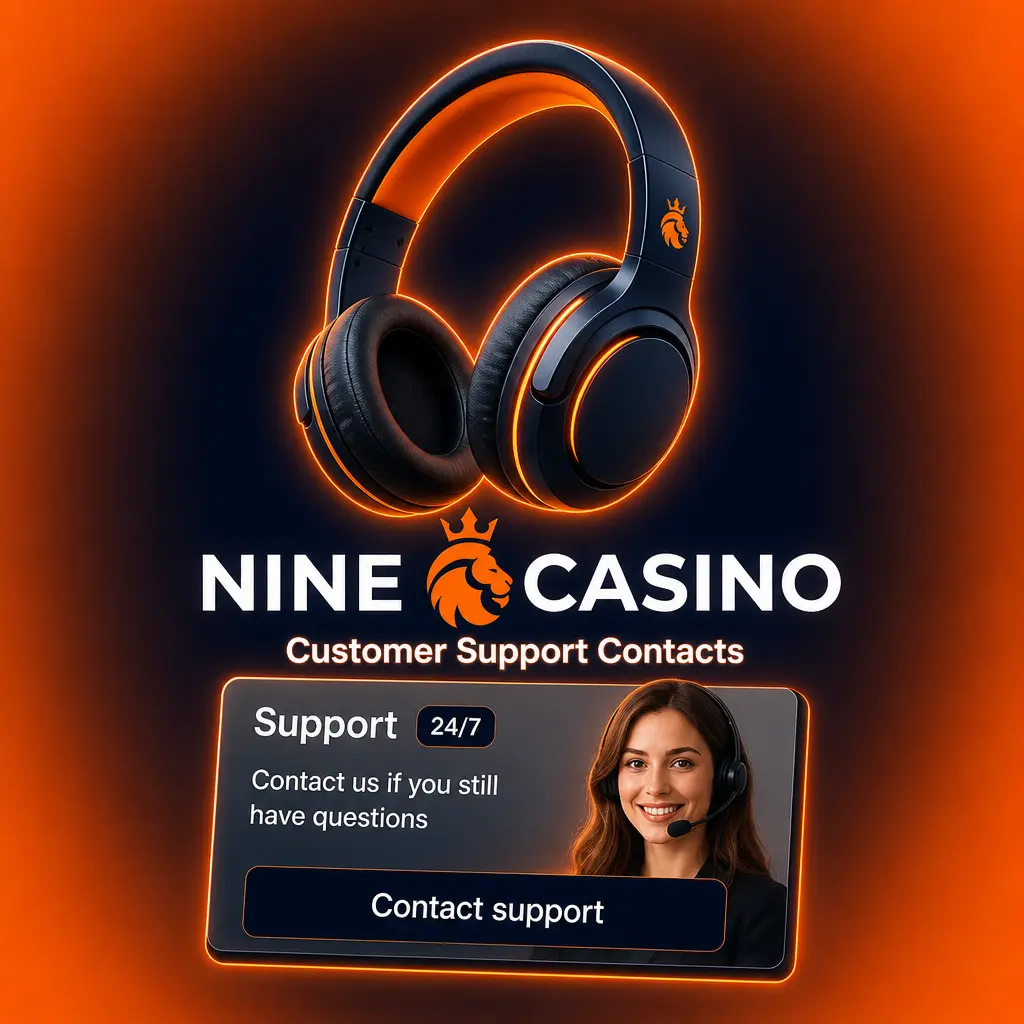 Nine Casino customer support agent assisting with payment questions