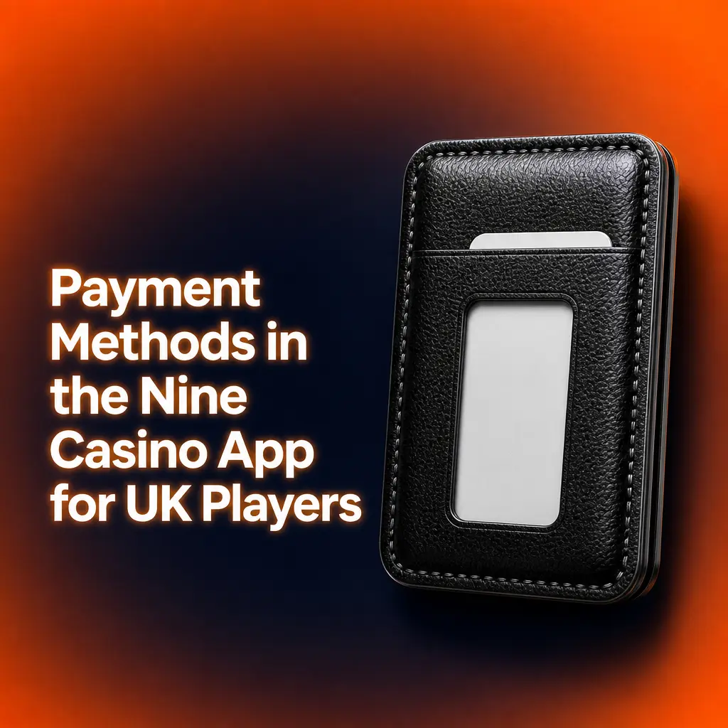 Payment methods available in the Nine Casino app